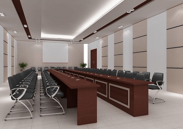 Phòng họp chữ U thích hợp cho các cuộc họp tại văn phòng công sở: họp hội đồng quản trị, họp nhóm thảo luận, họp giữa các phòng ban