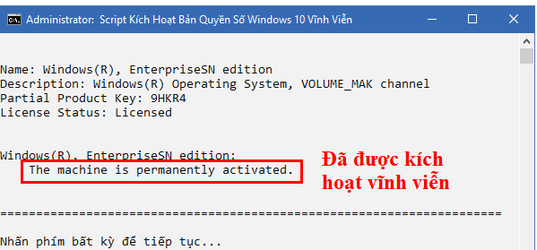 Hướng dẫn cách Active win 10 vĩnh viễn đơn giản bằng CMD