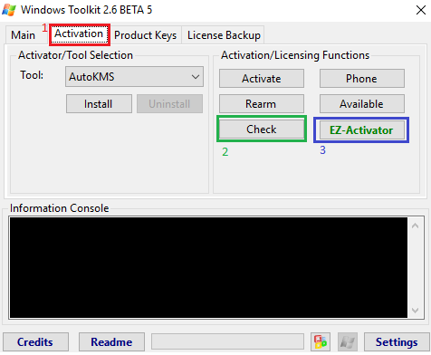 Tiến hành kiểm tra và kích hoạt
