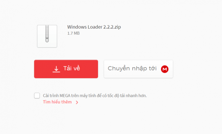 Tải phầm mềm Windows Loader v2.2.2