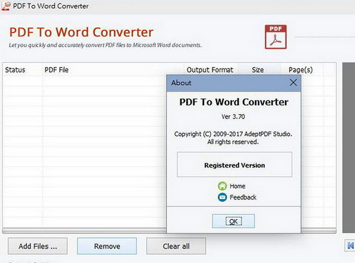 Adept PDF to Word Converter