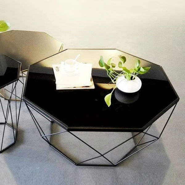 Bàn sofa Koji Black kiểu dáng đơn giản