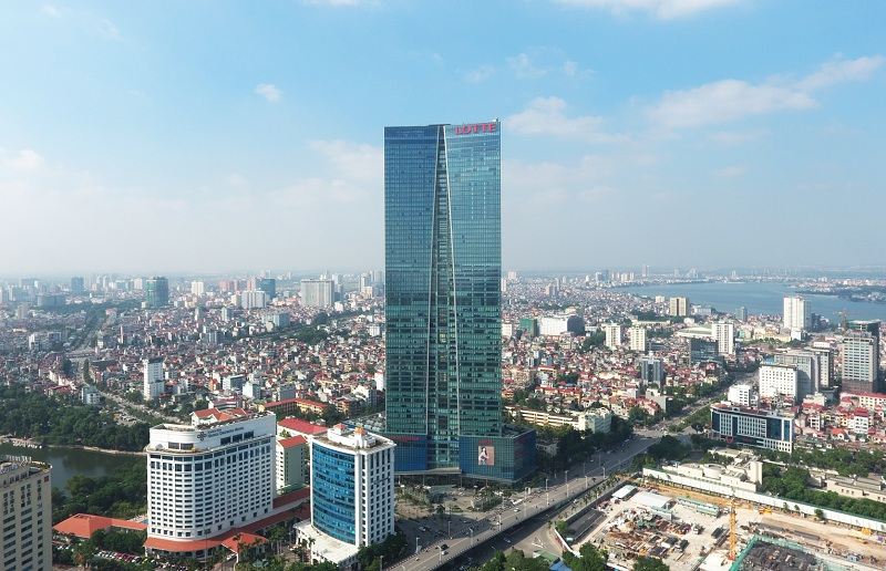 Choáng ngợp trước thiết kế hoành tráng của tòa nhà Lotte Center Hanoi