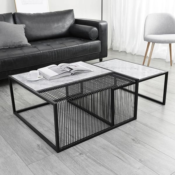 Mẫu bàn sofa Coca thiết kế độc đáo và ấn tượng kết hợp cùng bộ ghế sofa da cao cấp