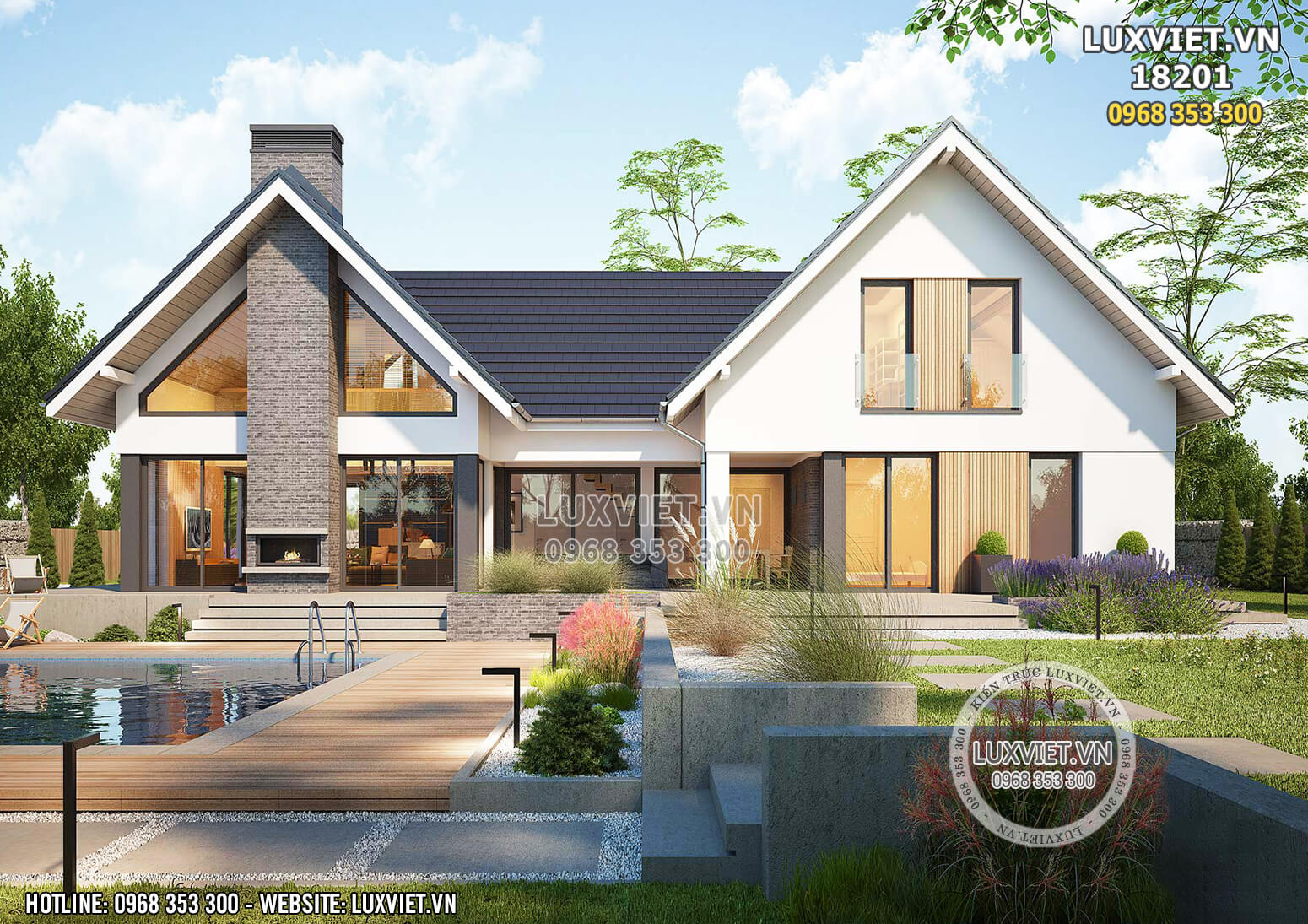 Mẫu thiết kế biệt thự vườn