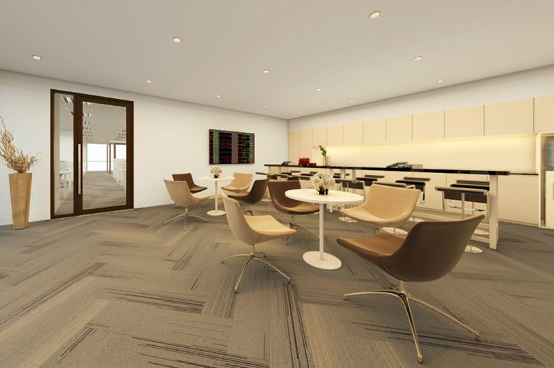 Thiết kế văn phòng trắng tinh khôi của công ty HORIZON