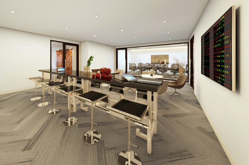 Thiết kế văn phòng trắng tinh khôi của công ty HORIZON