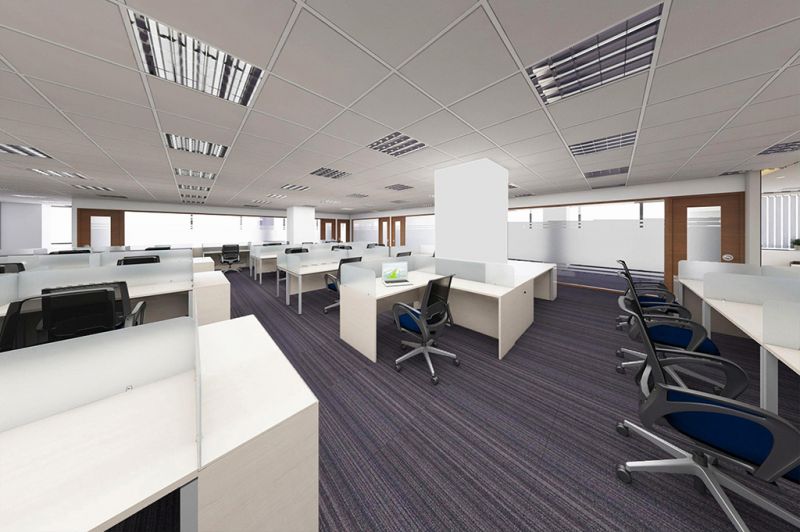 Thiết kế văn phòng công ty PEB STEEL