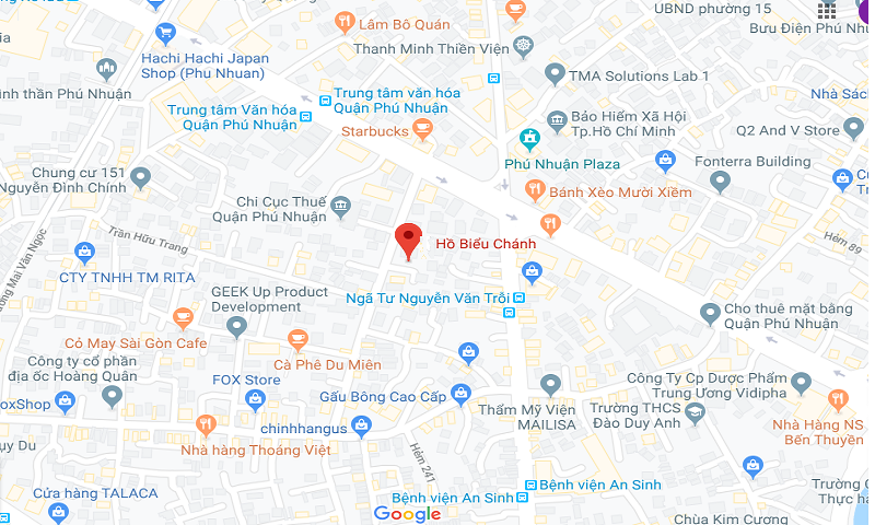 vị trí văn phòng