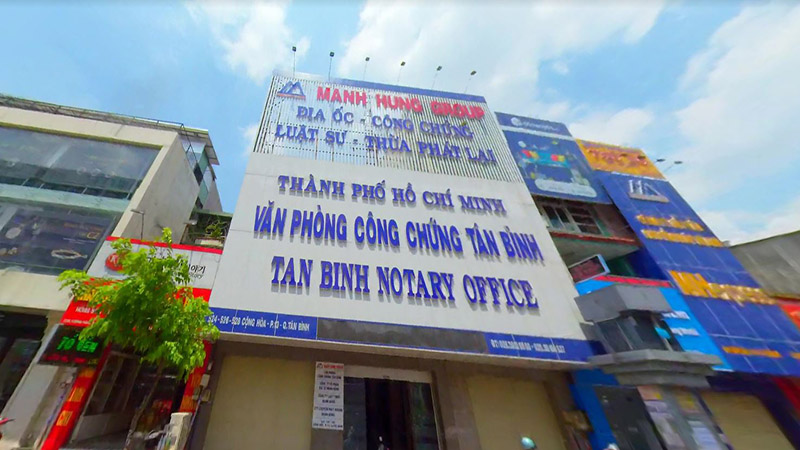Văn phòng công chứng quận tân bình