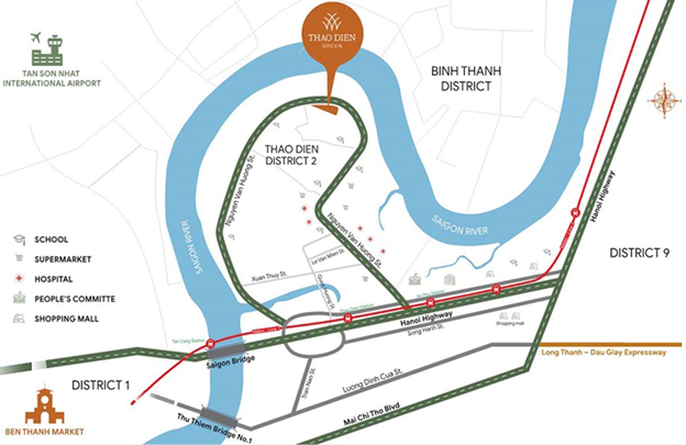 Vị trí địa lý đắc địa