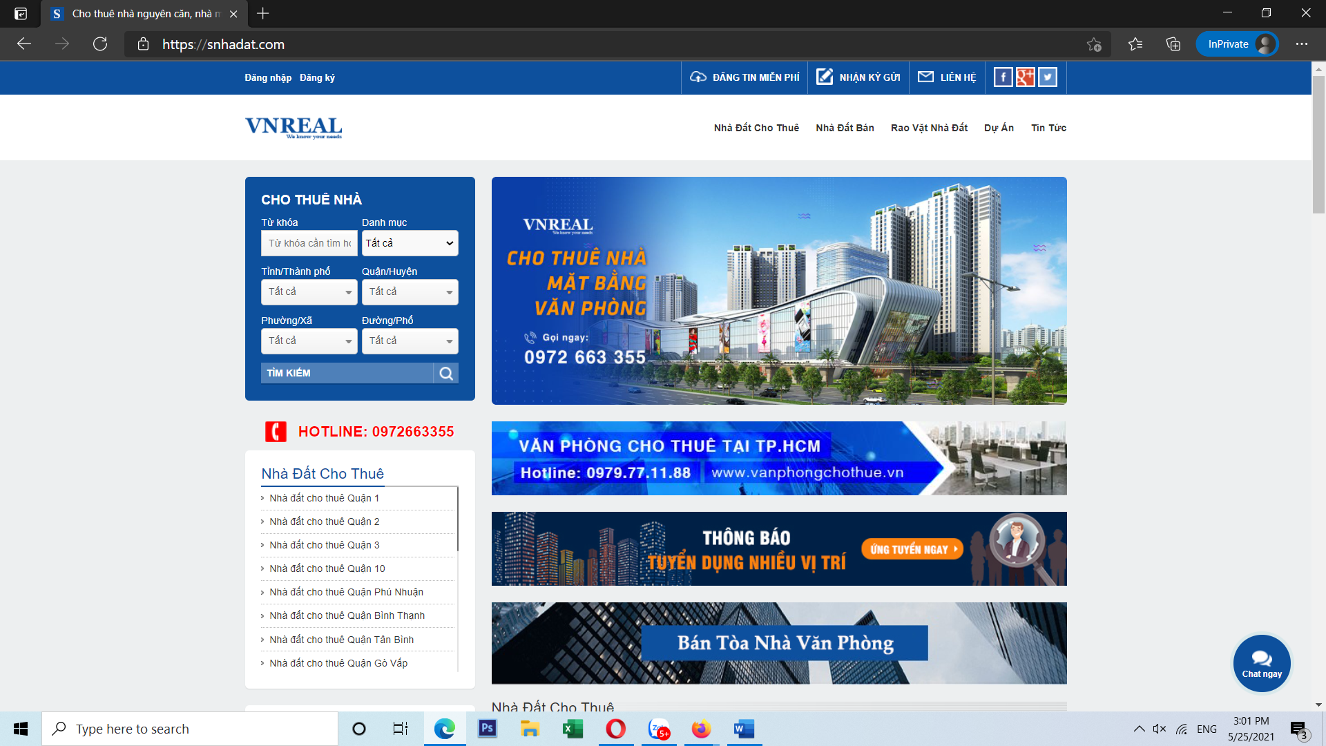 web dang tin cho thue nha