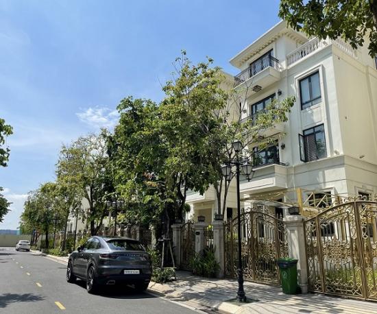 cho thue biet thu vinhome bason 10x22 5m 1 ham 3 lau gia 5500 