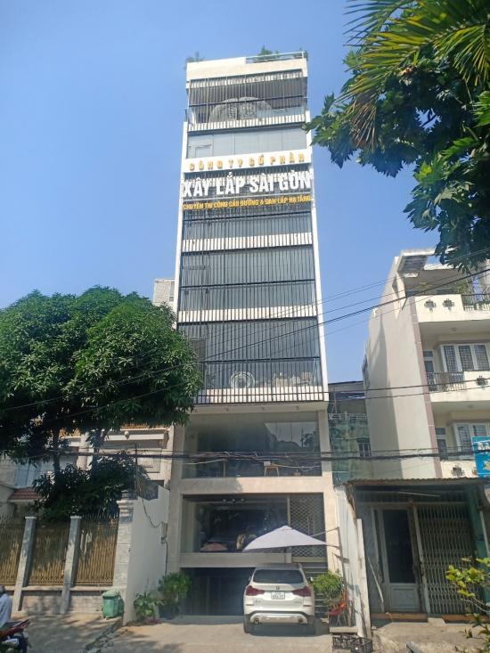 cho thue nha mat tien duong hoang hoa tham  dt 65 x 16m 1 ham 4 lau 99tr th