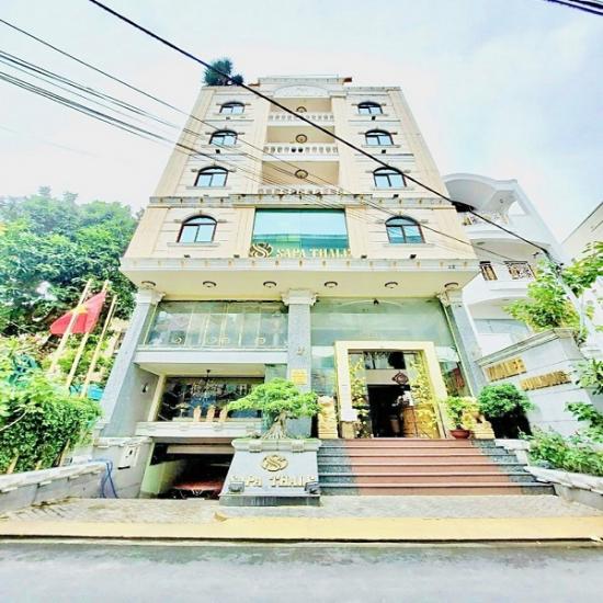 cho thue toa nha duong nguyen trai 10x21m 1 ham 7 lau 15000  thang