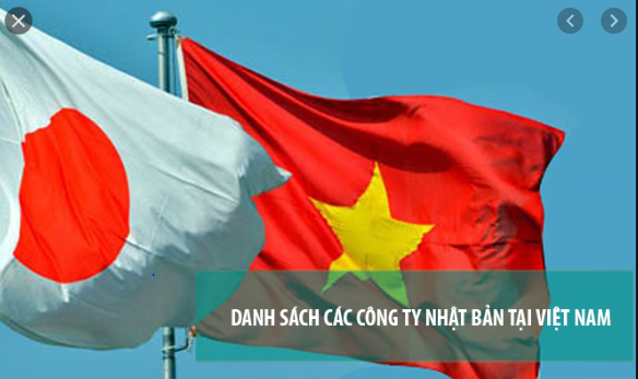 danh sach cac cong ty nhat ban tai viet nam