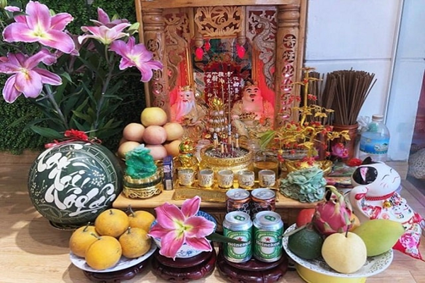 cach bai tri ban tho ong dia chieu tai hut loc