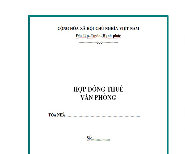 mau hop dong cho thue van phong